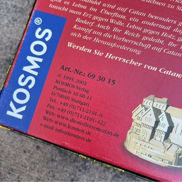 Vintage Settlers of Catan DIE SIEDLER VON CATAN 2002 German Version UNPUNCHED - Picture 6 of 7